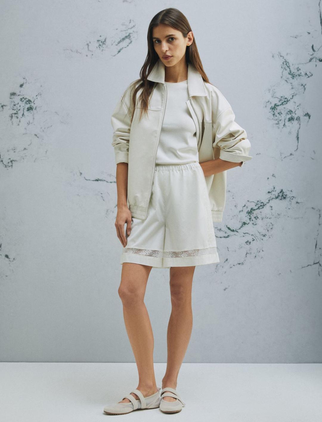 Short in popeline leggero | Marella Short in popeline leggero - 2 | Marella