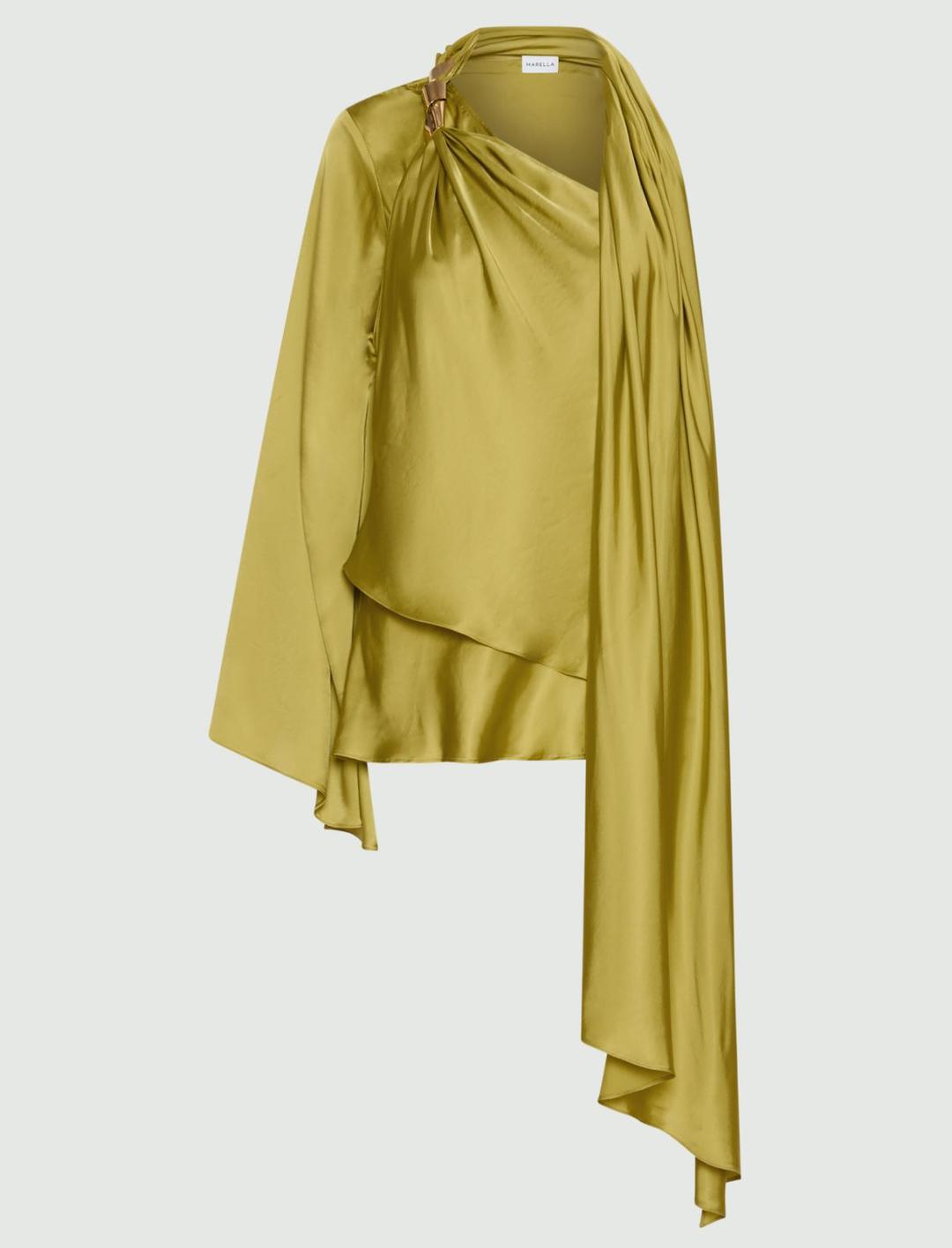 Top monospalla in satin | Marella Top monospalla in satin - 1 | Marella