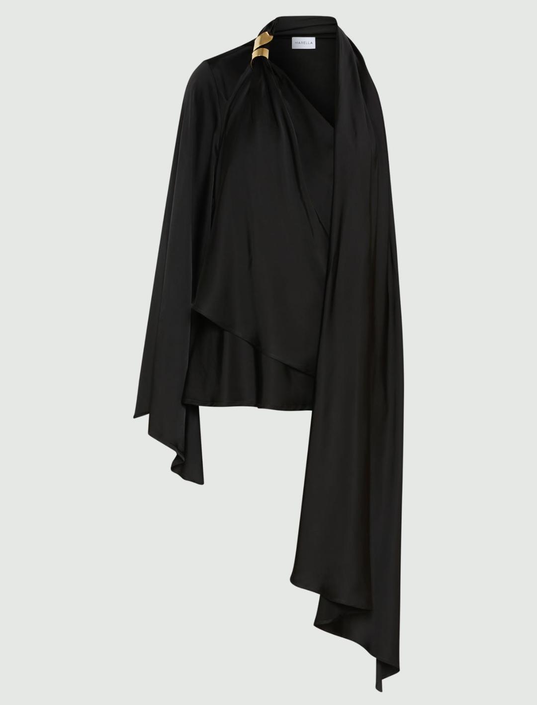 Top monospalla in satin | Marella Top monospalla in satin - 1 | Marella