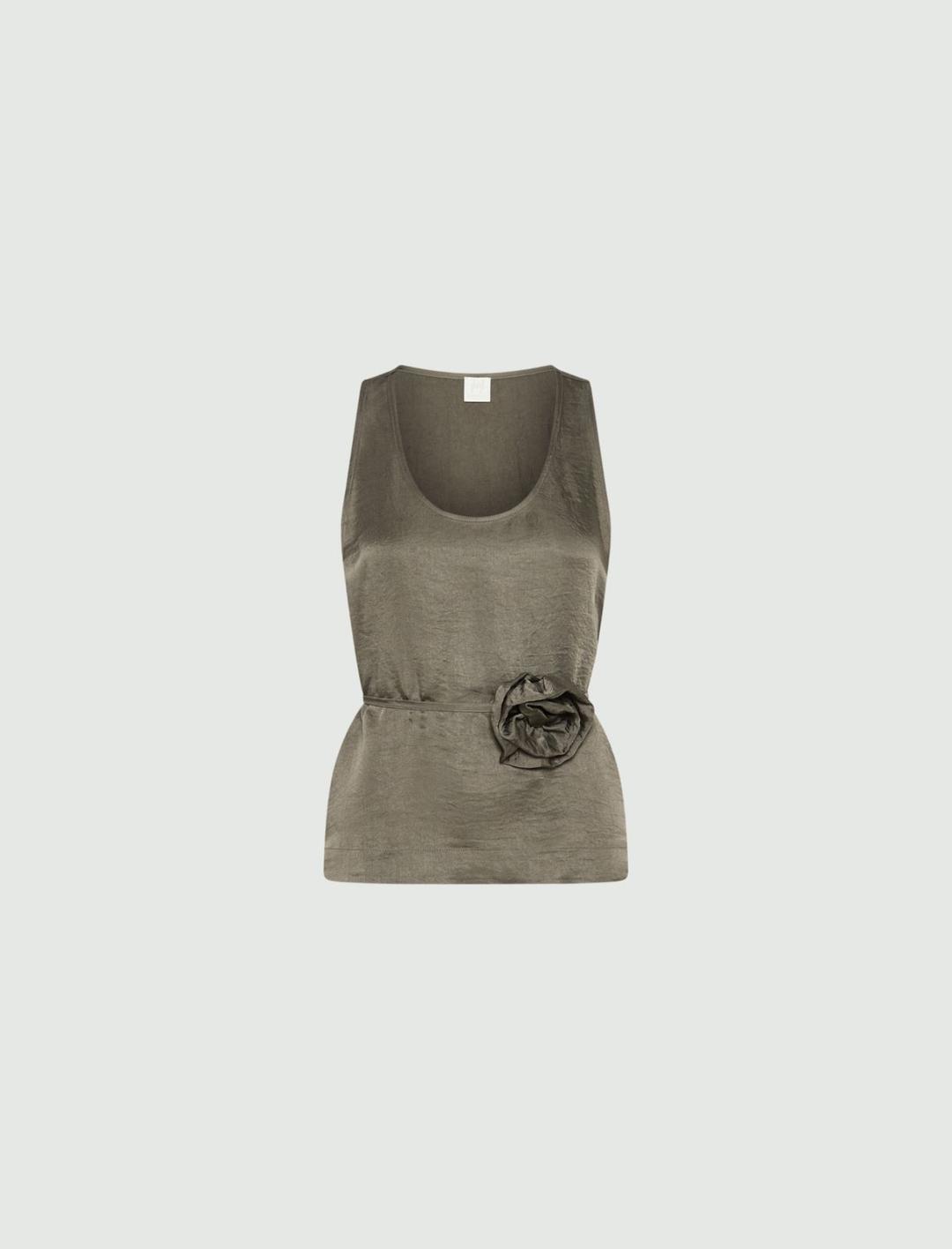 Top con fiore abbinato | Marella Top con fiore abbinato - 1 | Marella