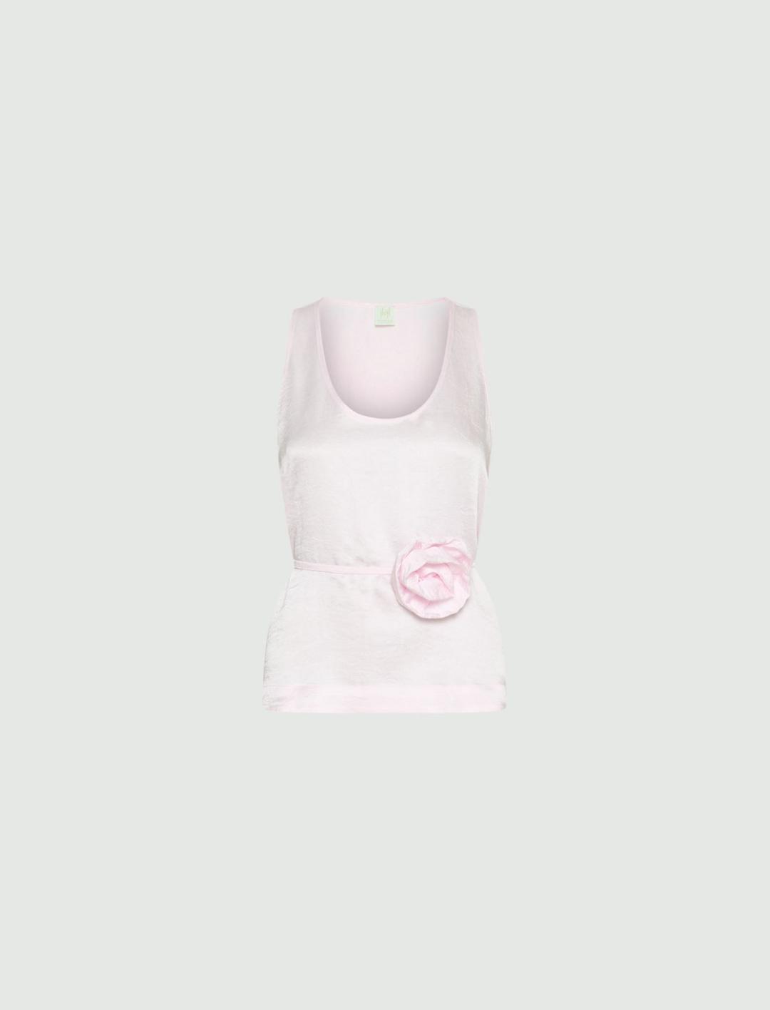 Top con fiore abbinato | Marella Top con fiore abbinato - 1 | Marella