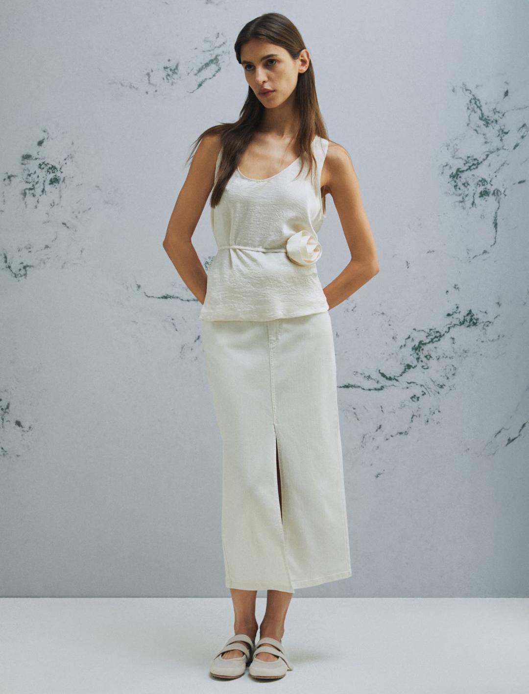 Top con fiore abbinato | Marella Top con fiore abbinato - 2 | Marella