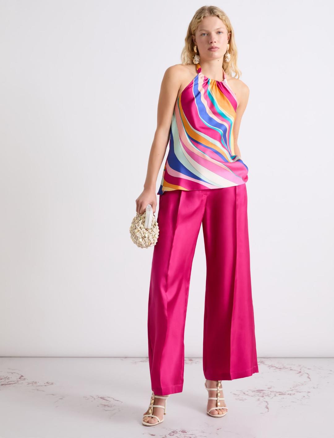 Top in seta con scollo all'americana | Marella Top in seta con scollo all'americana - 2 | Marella