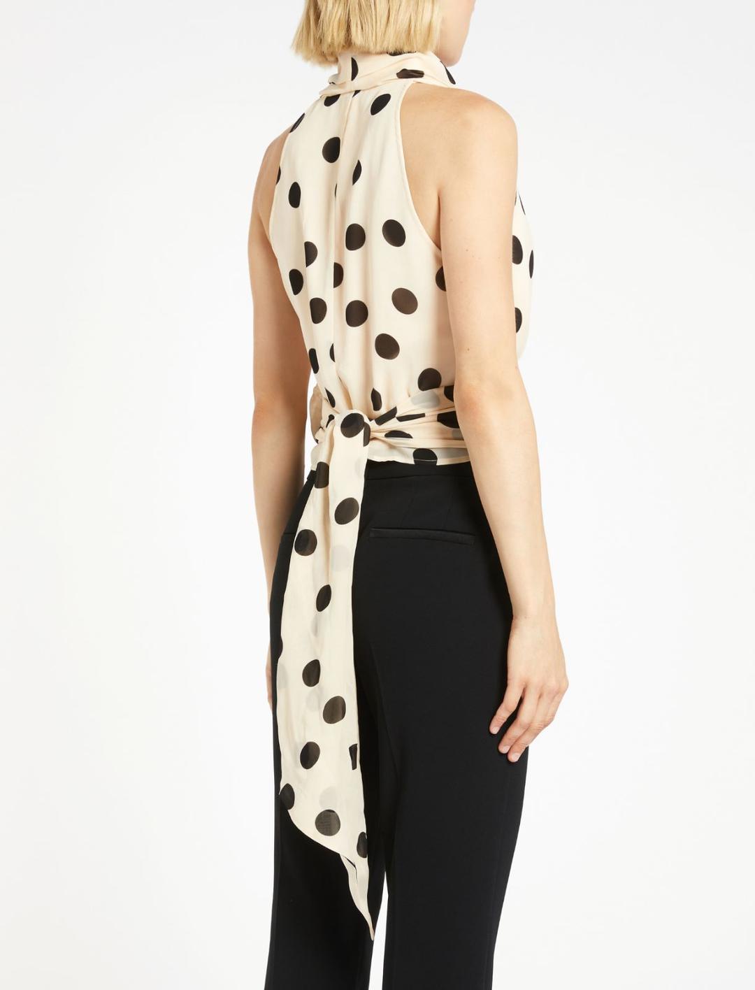 Top con fusciacca e fiore | Marella Top con fusciacca e fiore - 1 | Marella