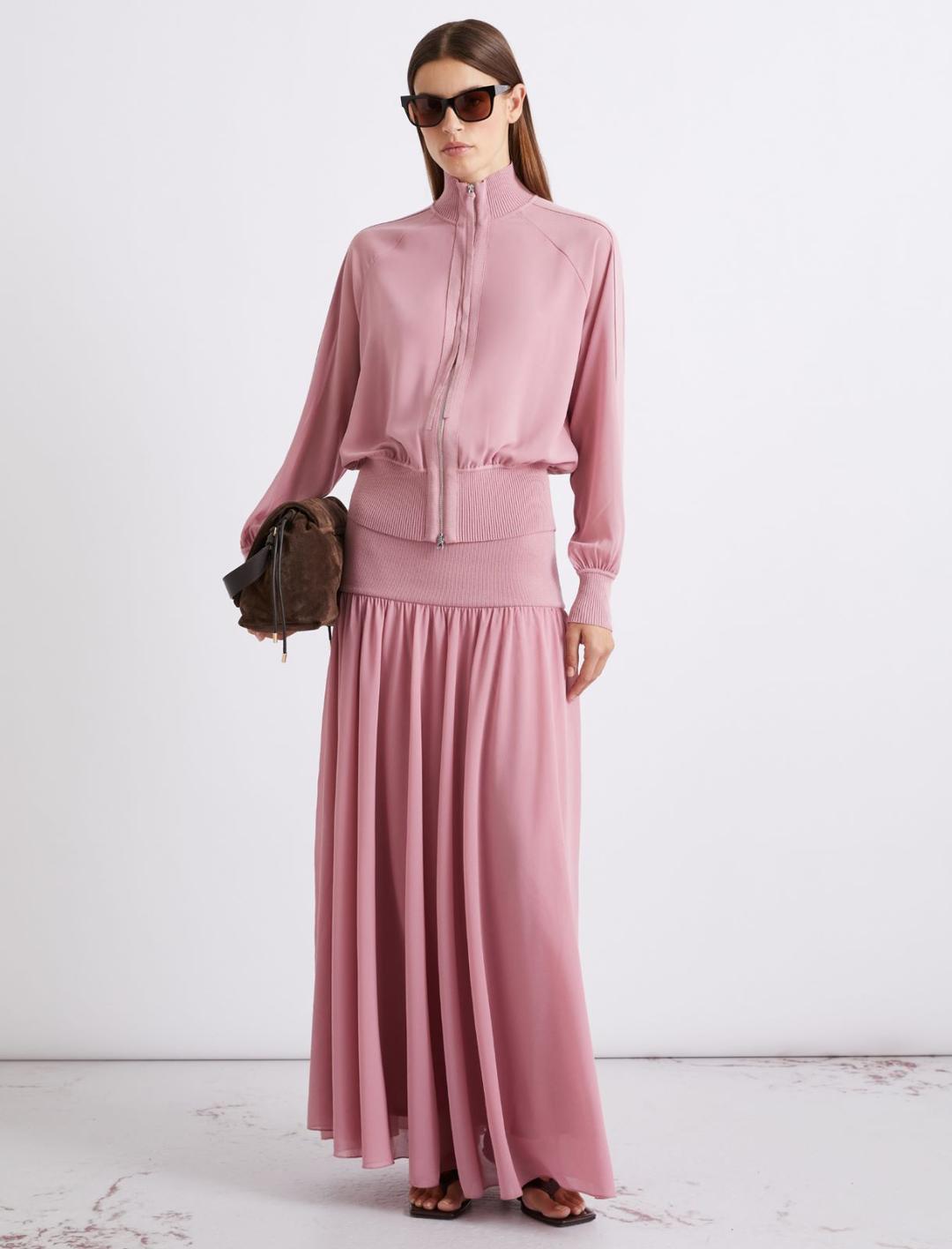 Blouson sportivo in georgette | Marella Blouson sportivo in georgette | Marella