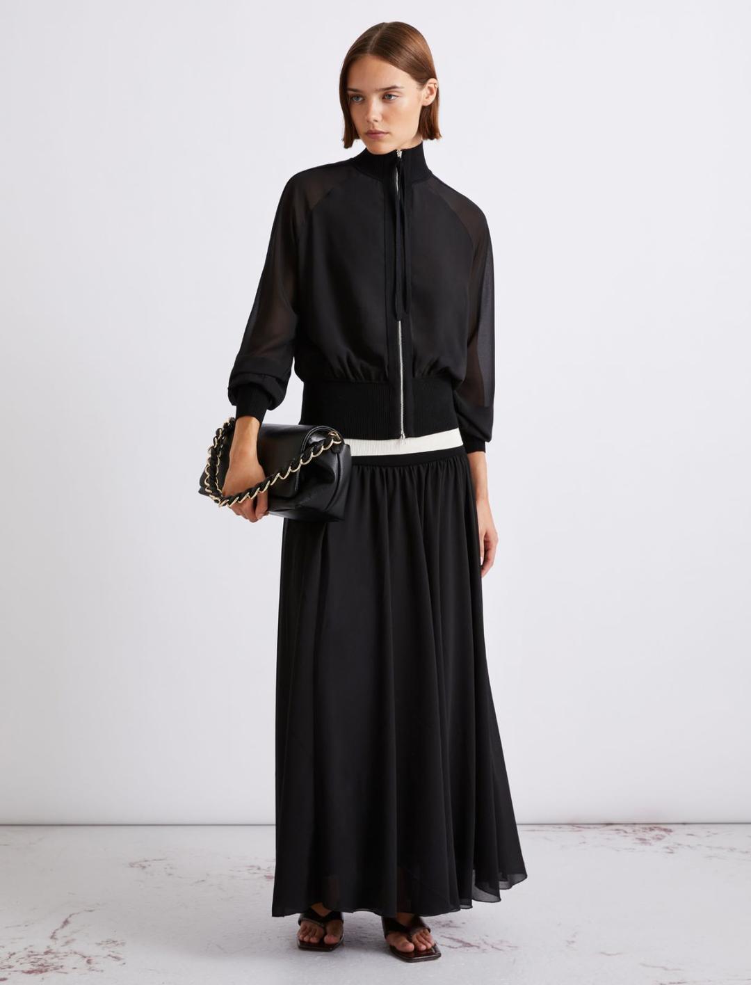 Blouson sportivo in georgette | Marella Blouson sportivo in georgette | Marella