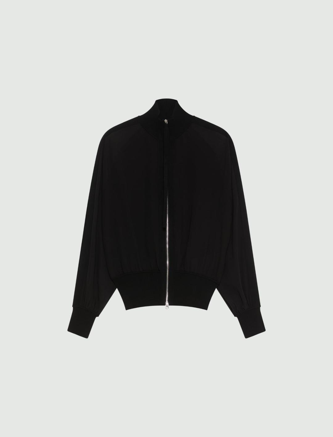 Blouson sportivo in georgette | Marella Blouson sportivo in georgette | Marella