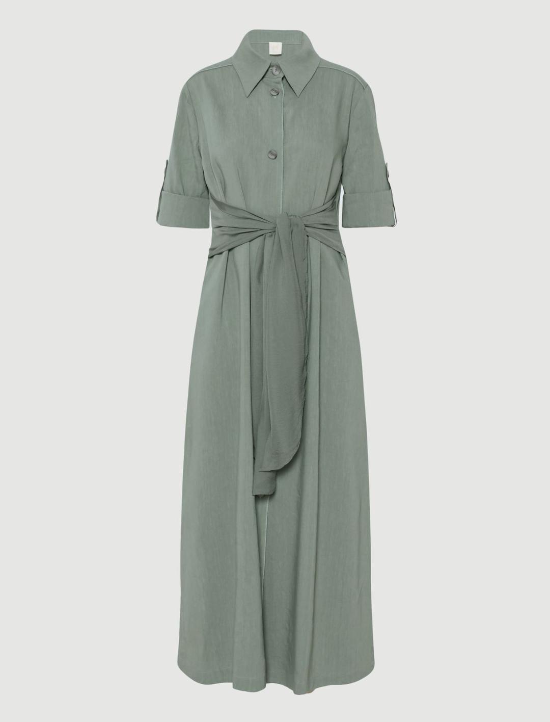 Chemisier in lino e viscosa stretch | Marella Chemisier in lino e viscosa stretch - 1 | Marella