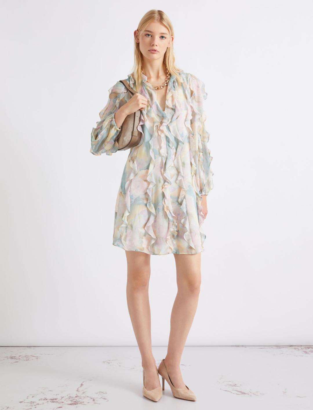 Abito in georgette stampata | Marella Abito in georgette stampata - 2 | Marella