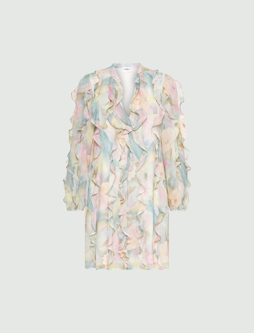 Abito in georgette stampata | Marella Abito in georgette stampata - 1 | Marella