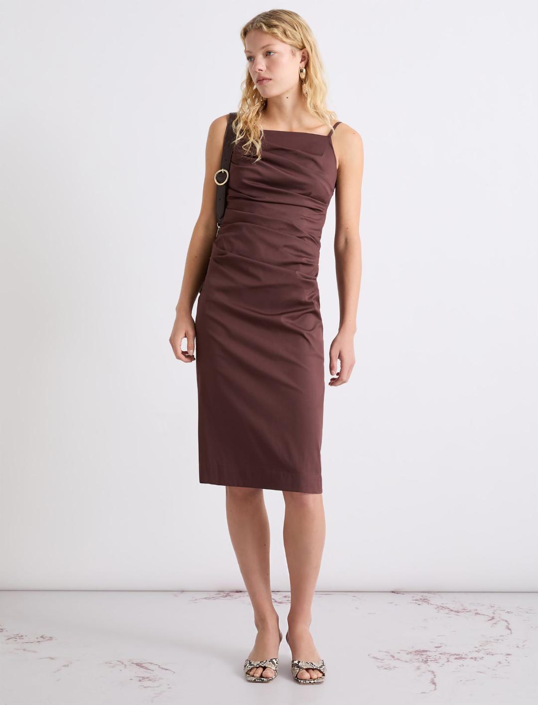 Abito a tubino in popeline stretch | Marella Abito a tubino in popeline stretch - 2 | Marella