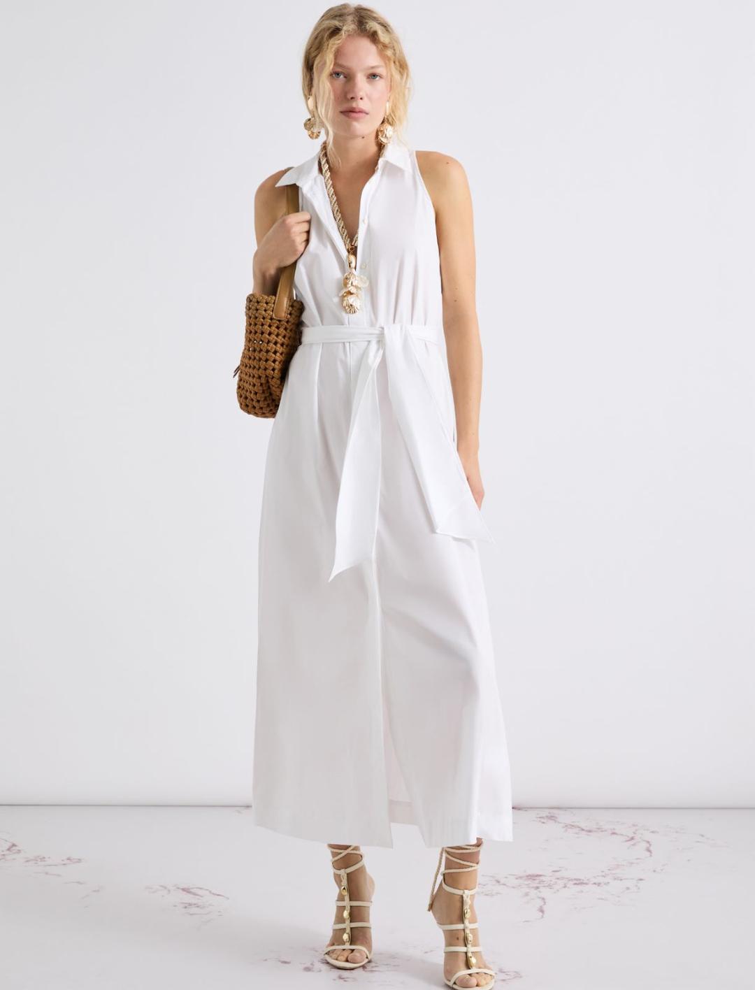 Abito svasato in popeline | Marella Abito svasato in popeline - 2 | Marella