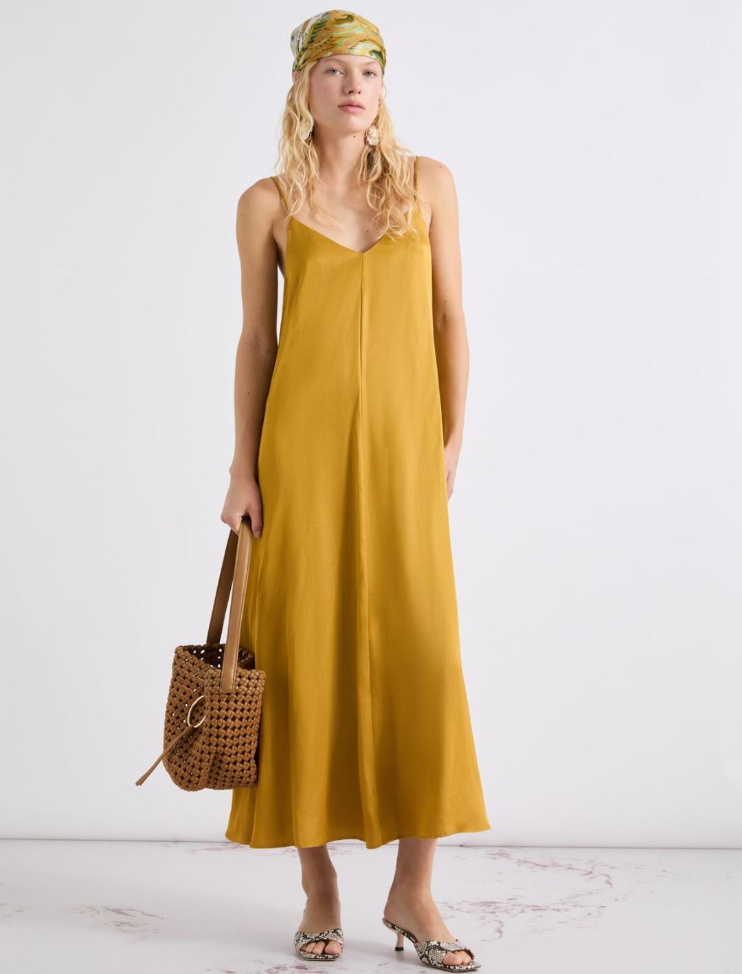 Sip dress in gabardina di misto lino | Marella Sip dress in gabardina di misto lino - 2 | Marella