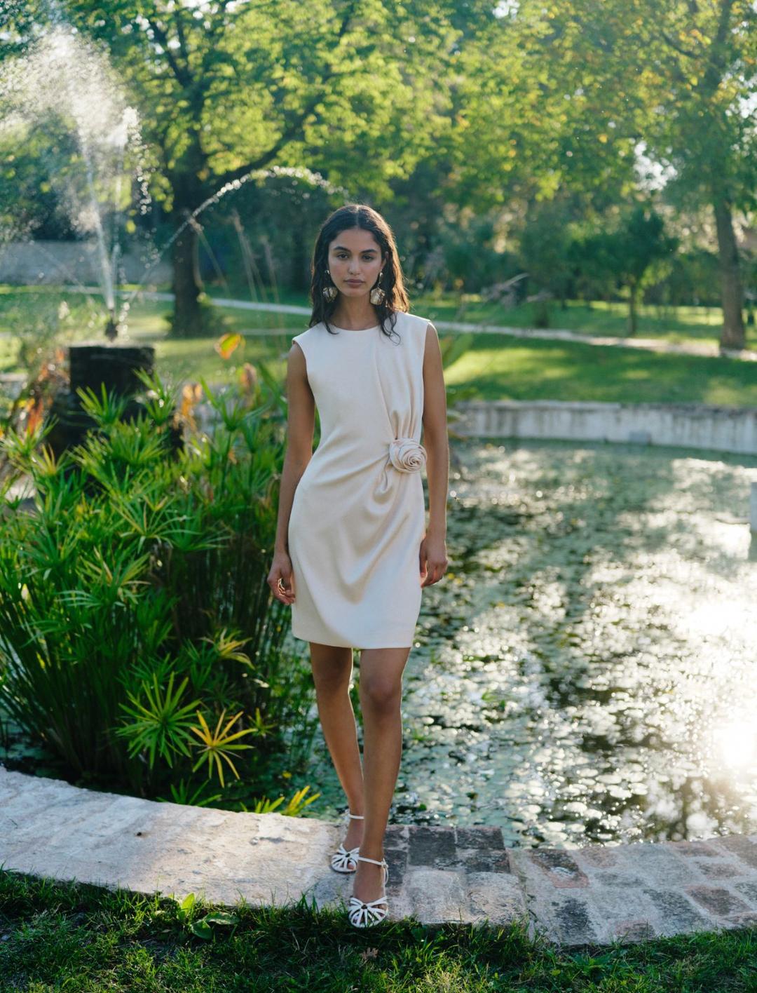 Abito smanicato in satin | Marella Abito smanicato in satin - 2 | Marella