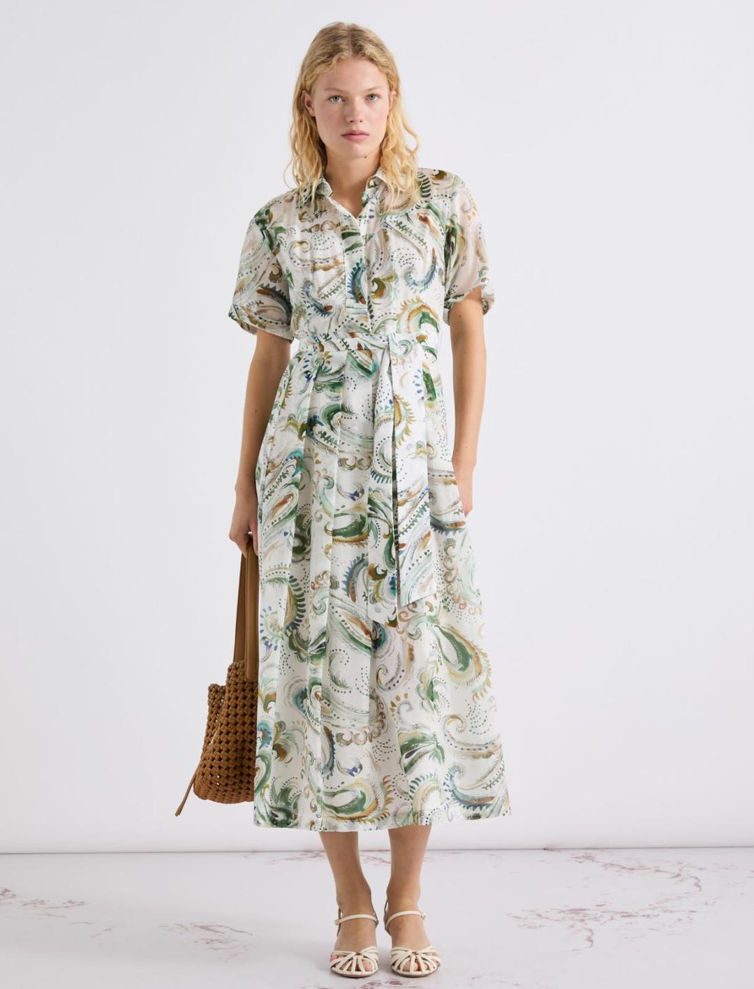 Abito in voile di cotone e seta | Marella Abito in voile di cotone e seta - 2 | Marella