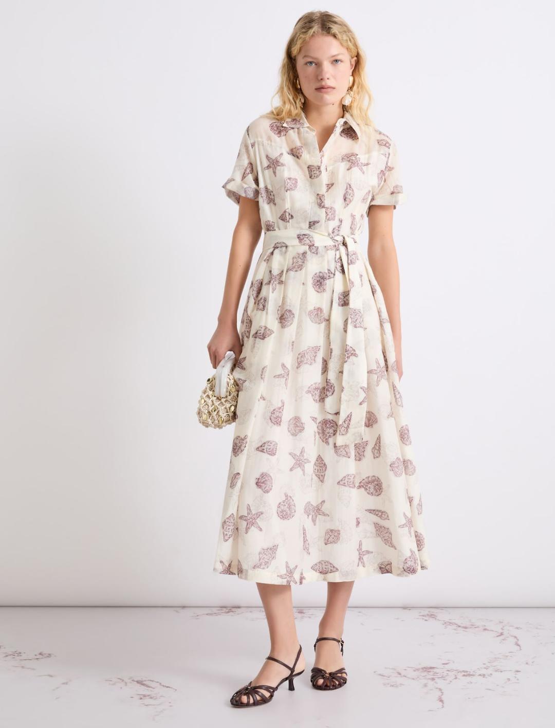 Abito in voile di cotone e seta | Marella Abito in voile di cotone e seta - 2 | Marella