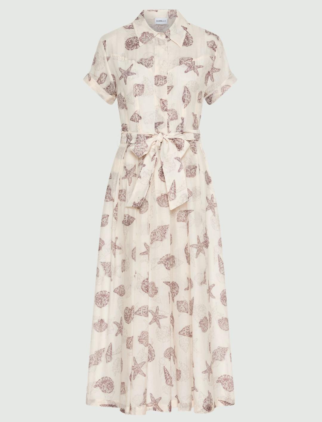 Abito in voile di cotone e seta | Marella Abito in voile di cotone e seta - 1 | Marella