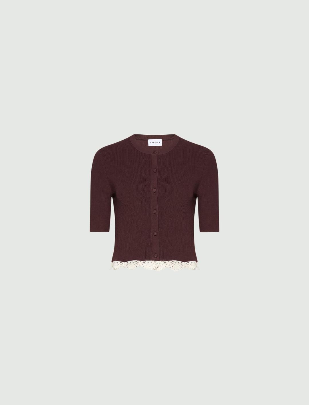 Cardigan in maglia di misto viscosa | Marella Cardigan in maglia di misto viscosa - 1 | Marella