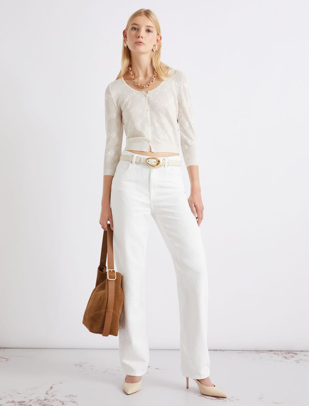 Cardigan in maglia pizzo ultra light | Marella Cardigan in maglia pizzo ultra light - 2 | Marella