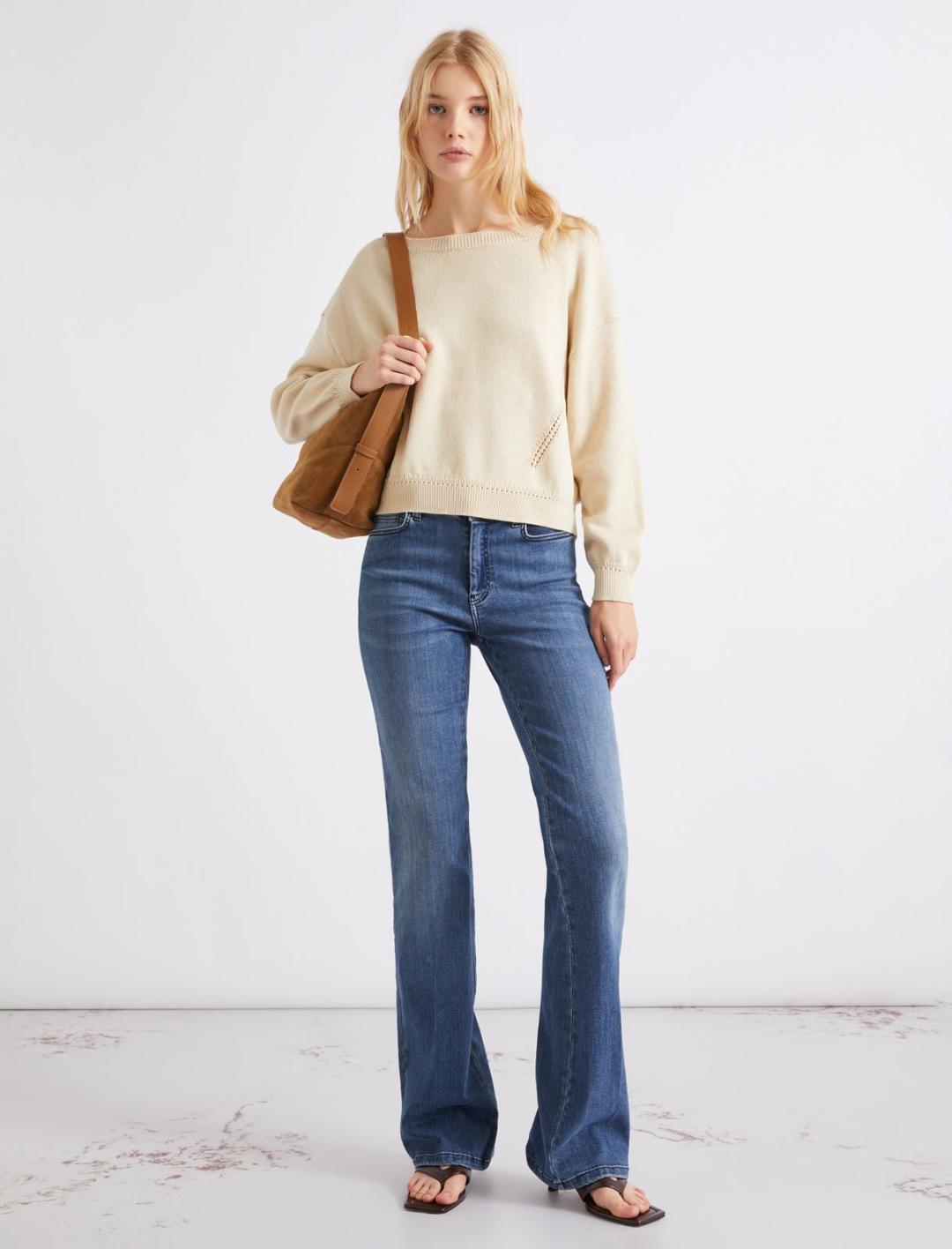 Maglia in cotone con scollo a barchetta | Marella Maglia in cotone con scollo a barchetta - 2 | Marella