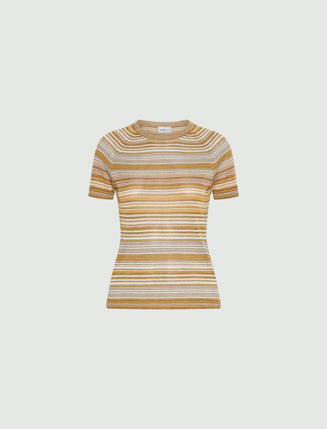 T-shirt con filo di lurex | Marella T-shirt con filo di lurex - 1 | Marella