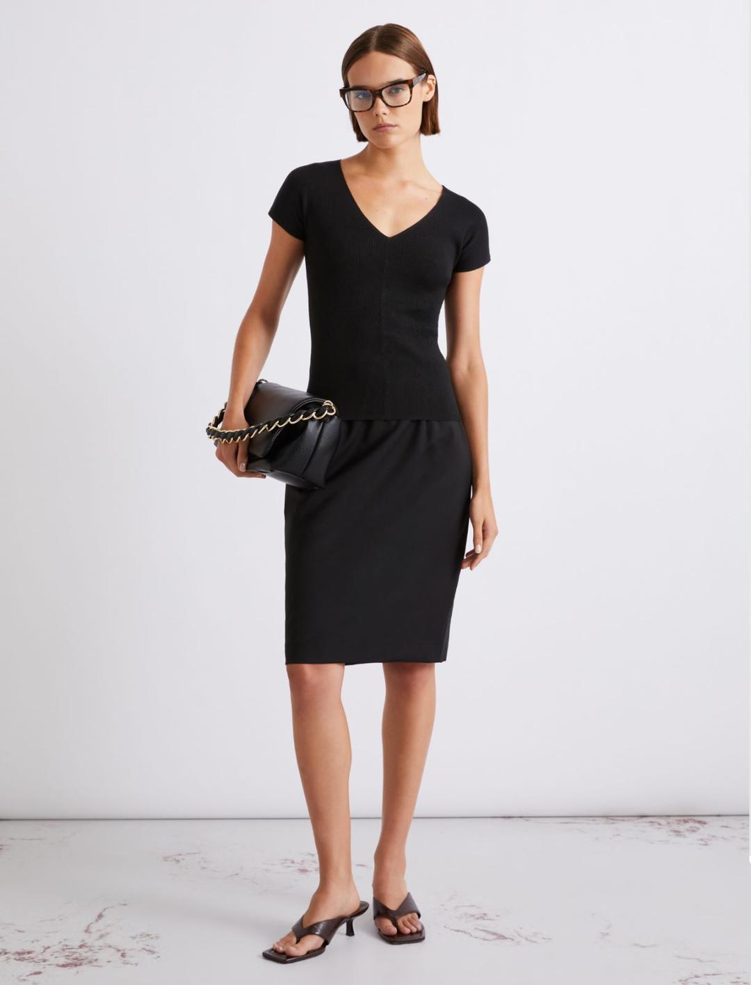 Maglia a costine in viscosa | Marella Maglia a costine in viscosa | Marella