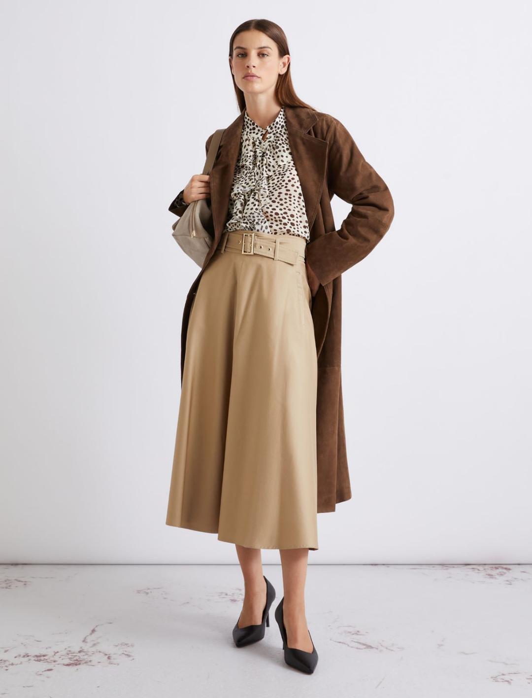Trench in camoscio | Marella Trench in camoscio - 2 | Marella