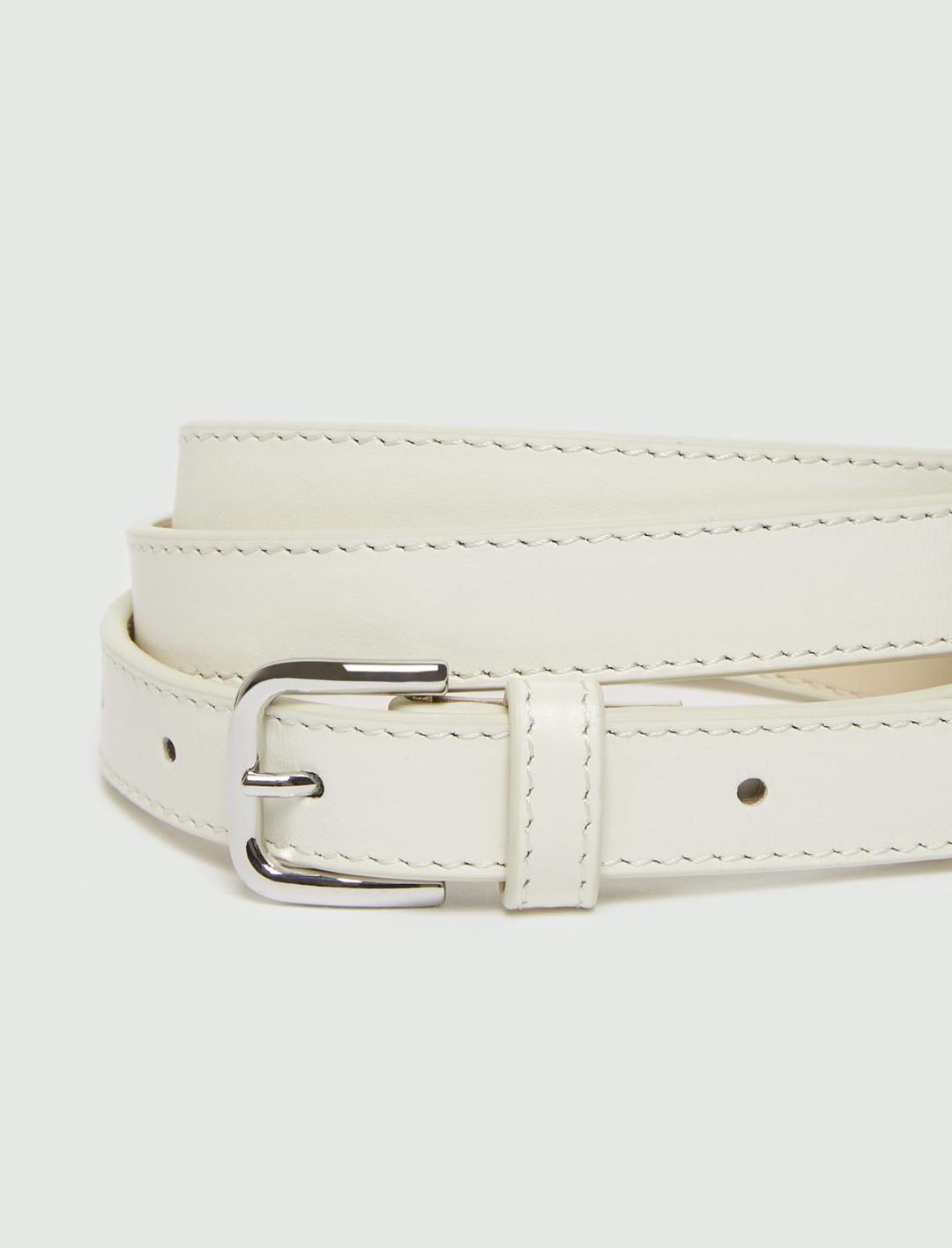 Cintura sottile in pelle con fibbie | Marella Cintura sottile in pelle con fibbie - 2 | Marella