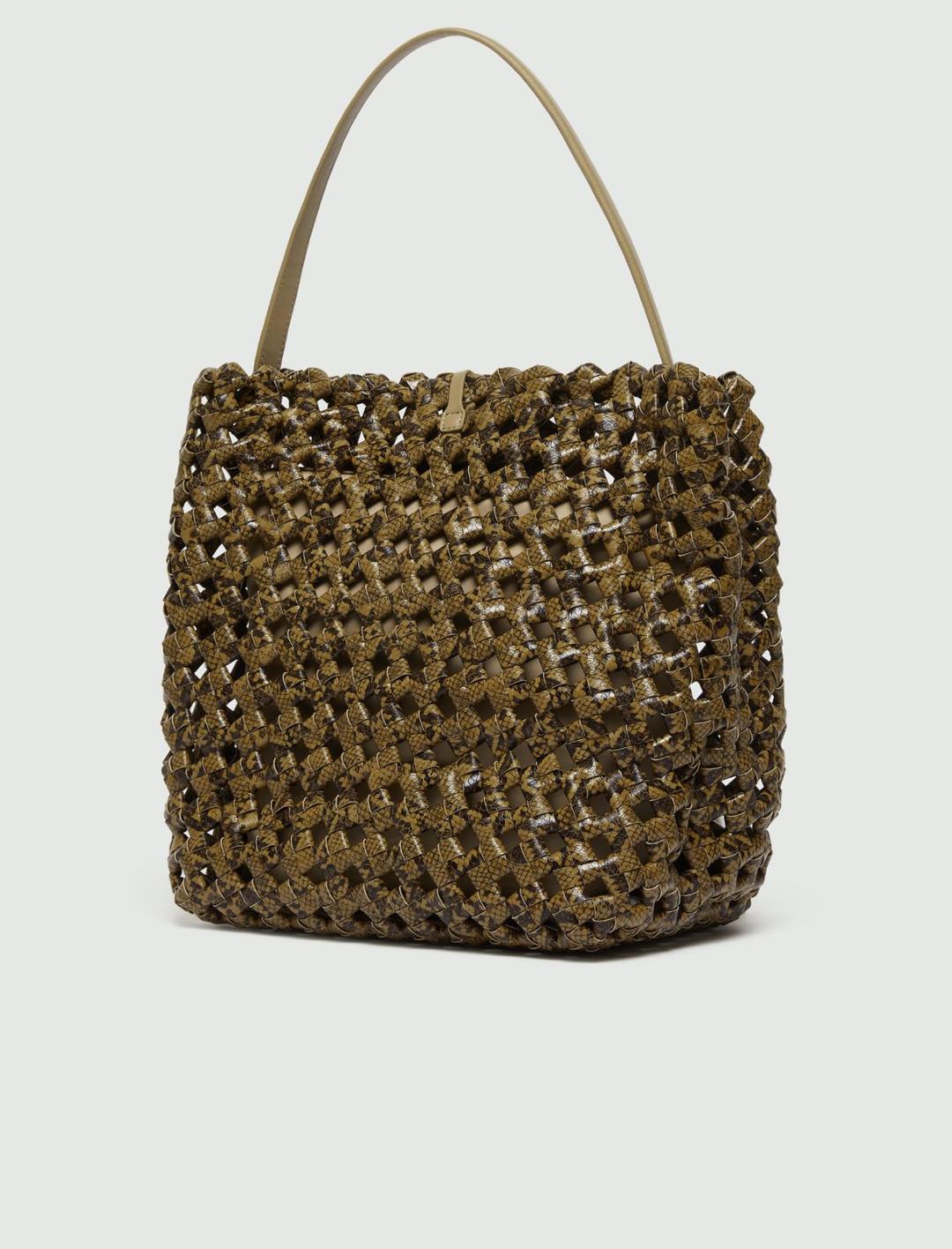Borsa grande con stampa pitone intrecciato | Marella Borsa grande con stampa pitone intrecciato - 2 | Marella