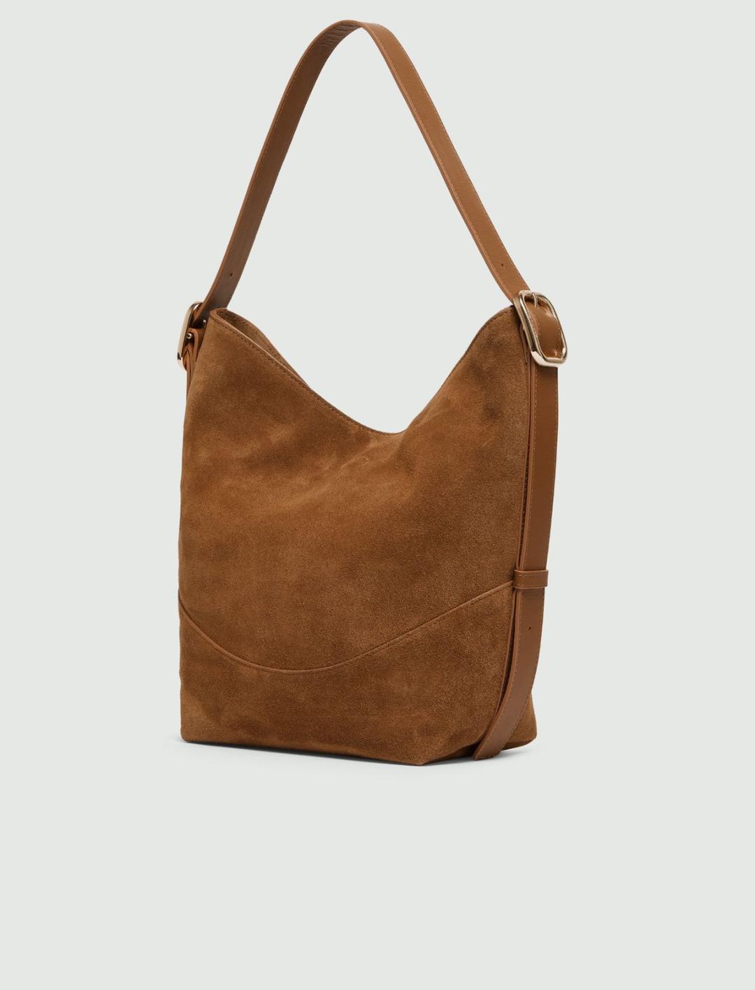 Hobo bag in pelle scamosciata | Marella Hobo bag in pelle scamosciata | Marella