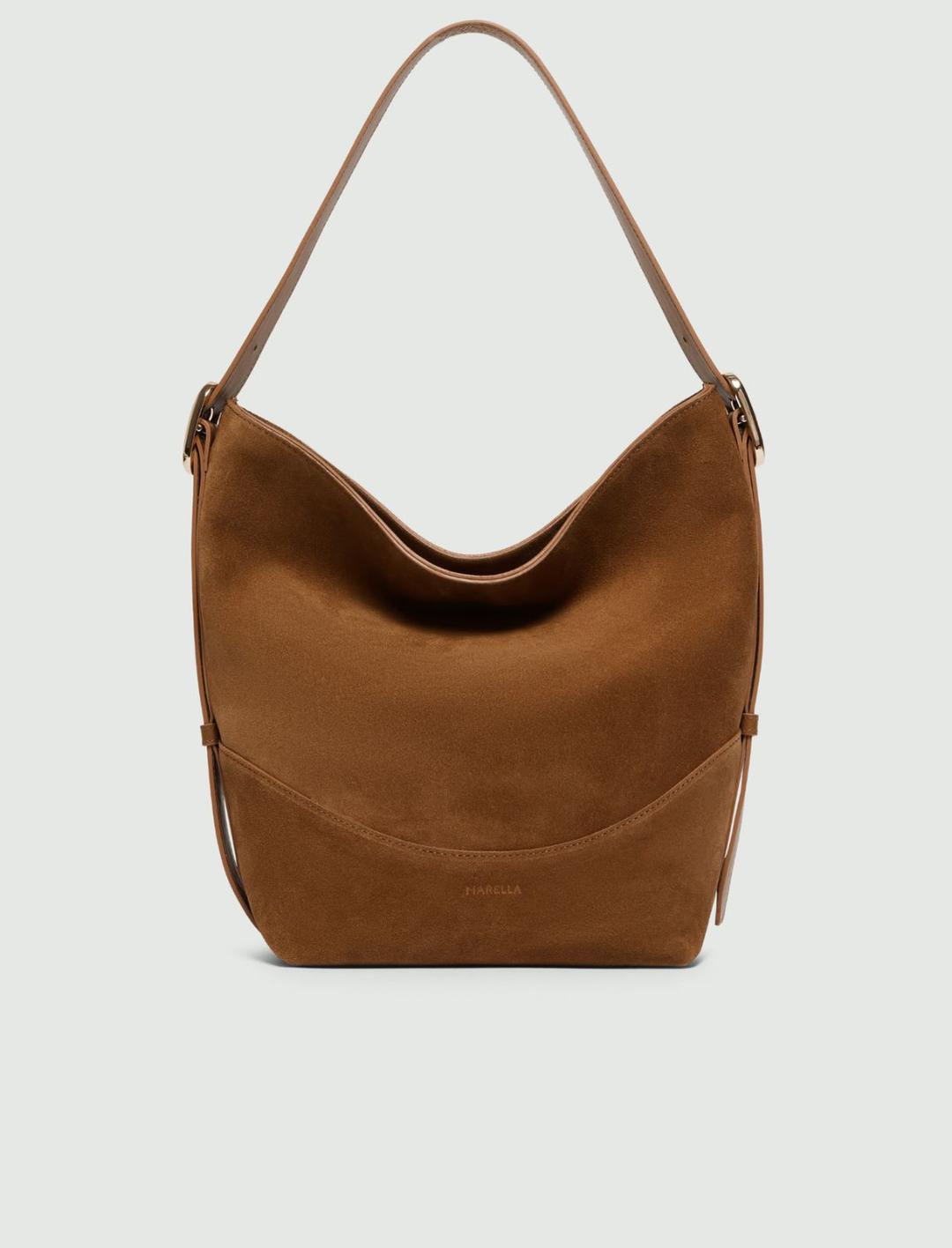 Hobo bag in pelle scamosciata | Marella Hobo bag in pelle scamosciata | Marella