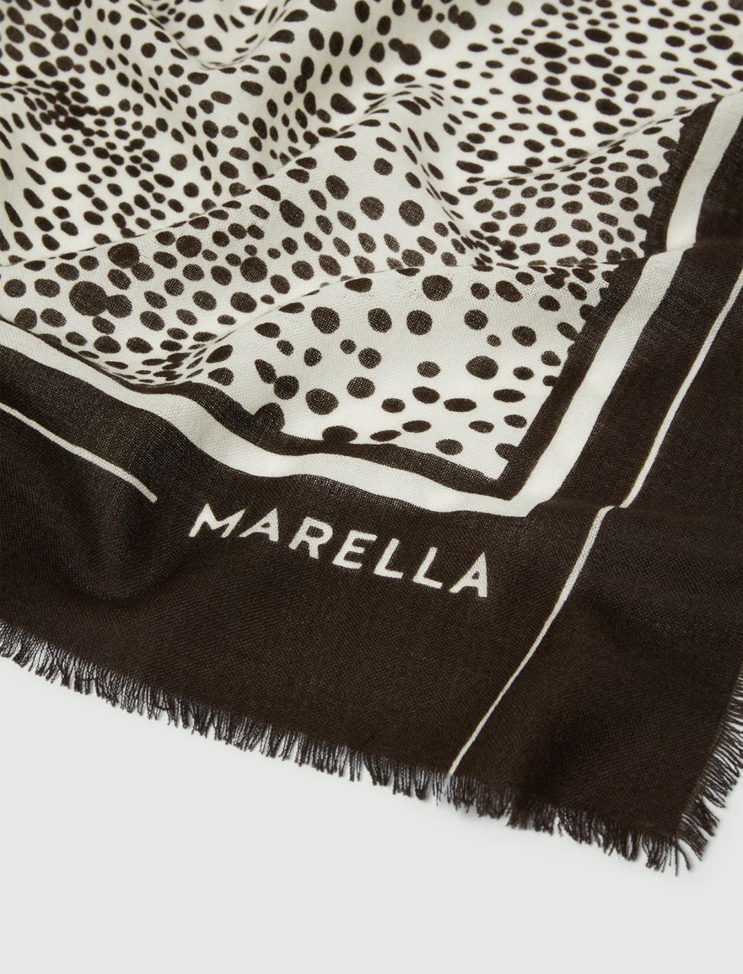 Scialle in lana con fantasia animalier | Marella Scialle in lana con fantasia animalier - 2 | Marella