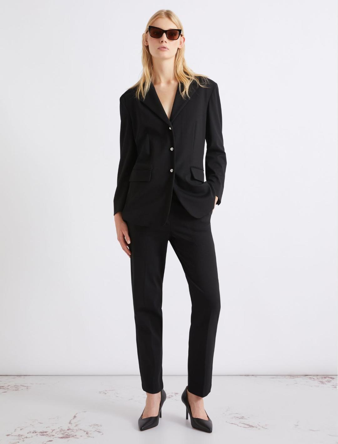 Blazer monopetto in jersey stretch | Marella Blazer monopetto in jersey stretch - 2 | Marella