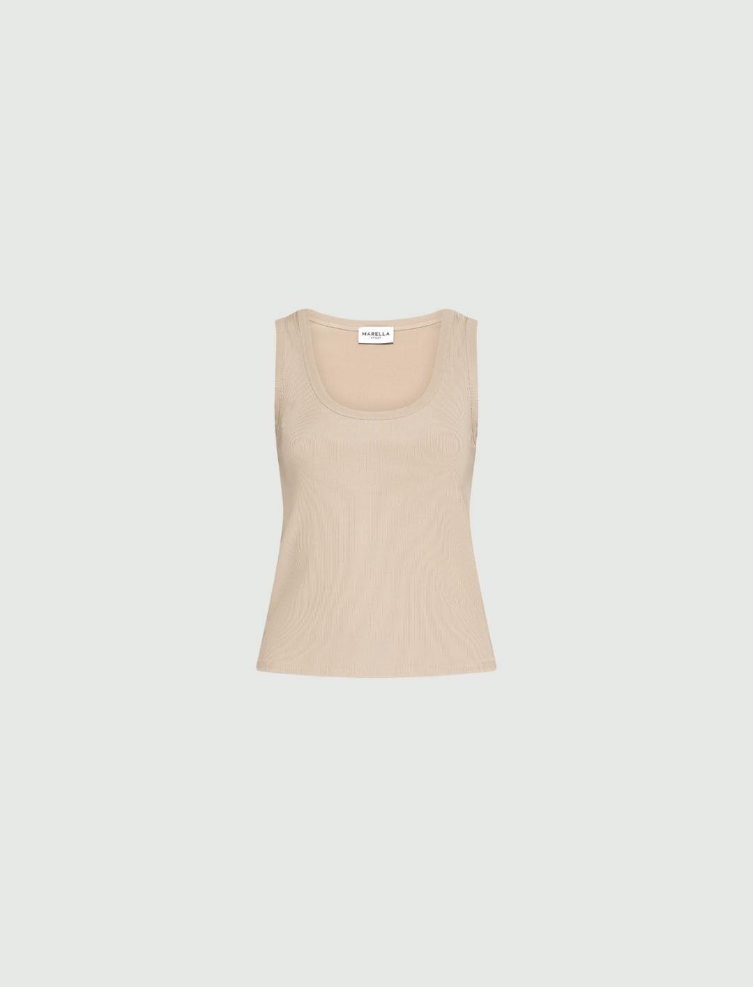 Top in jersey a costine | Marella Top in jersey a costine - 1 | Marella