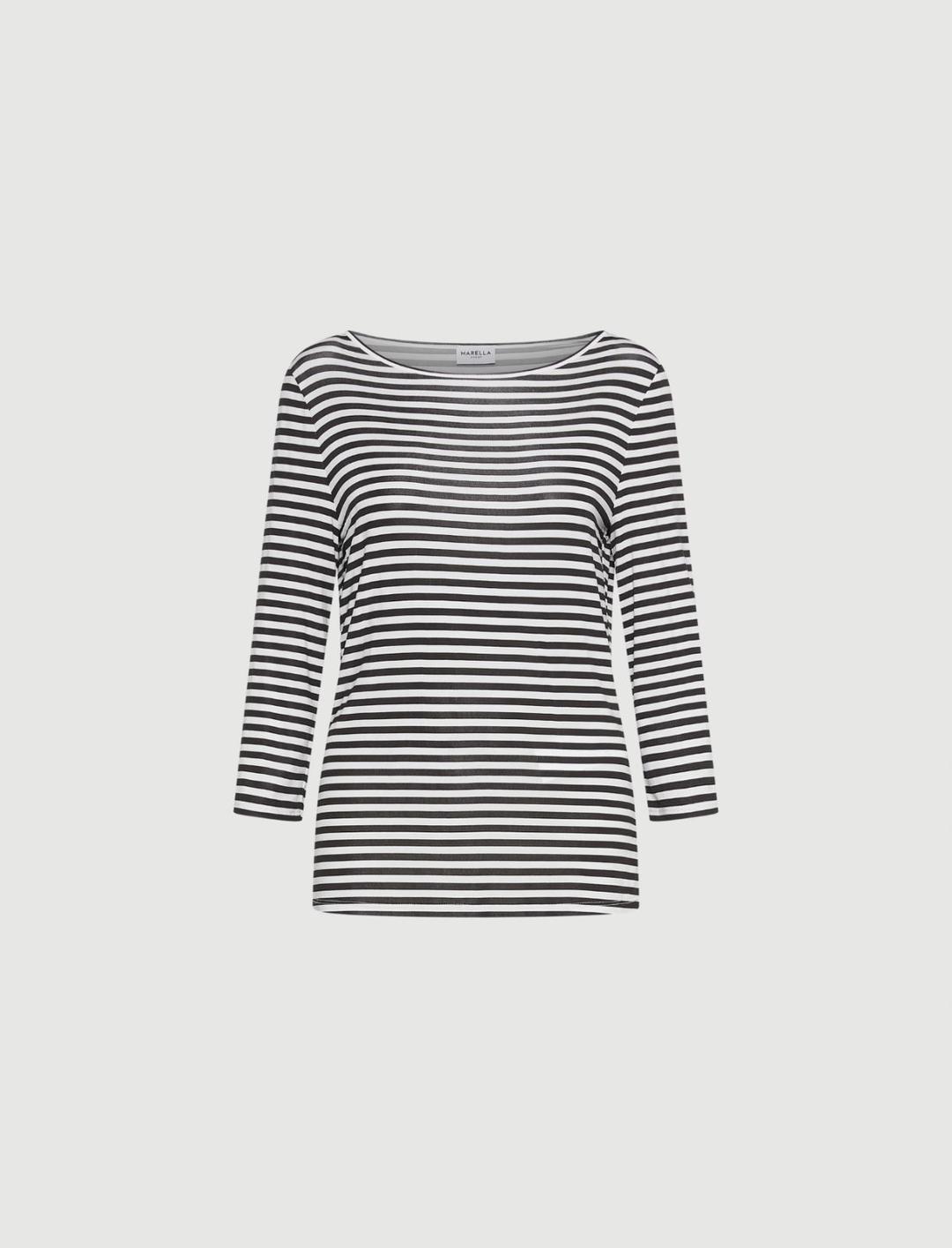 T-shirt in jersey a righe | Marella T-shirt in jersey a righe - 1 | Marella