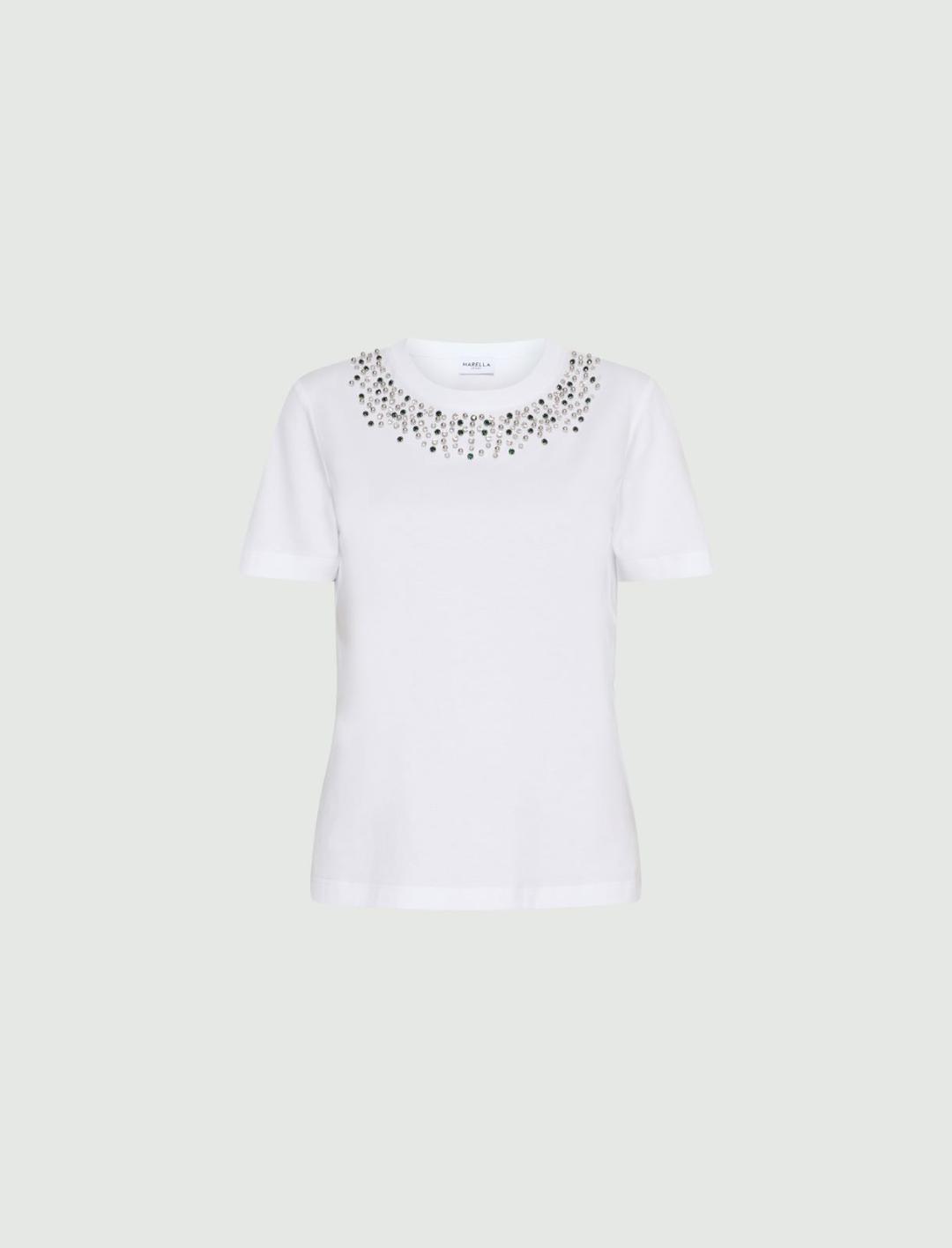 T-shirt con dettagli gioiello | Marella T-shirt con dettagli gioiello | Marella