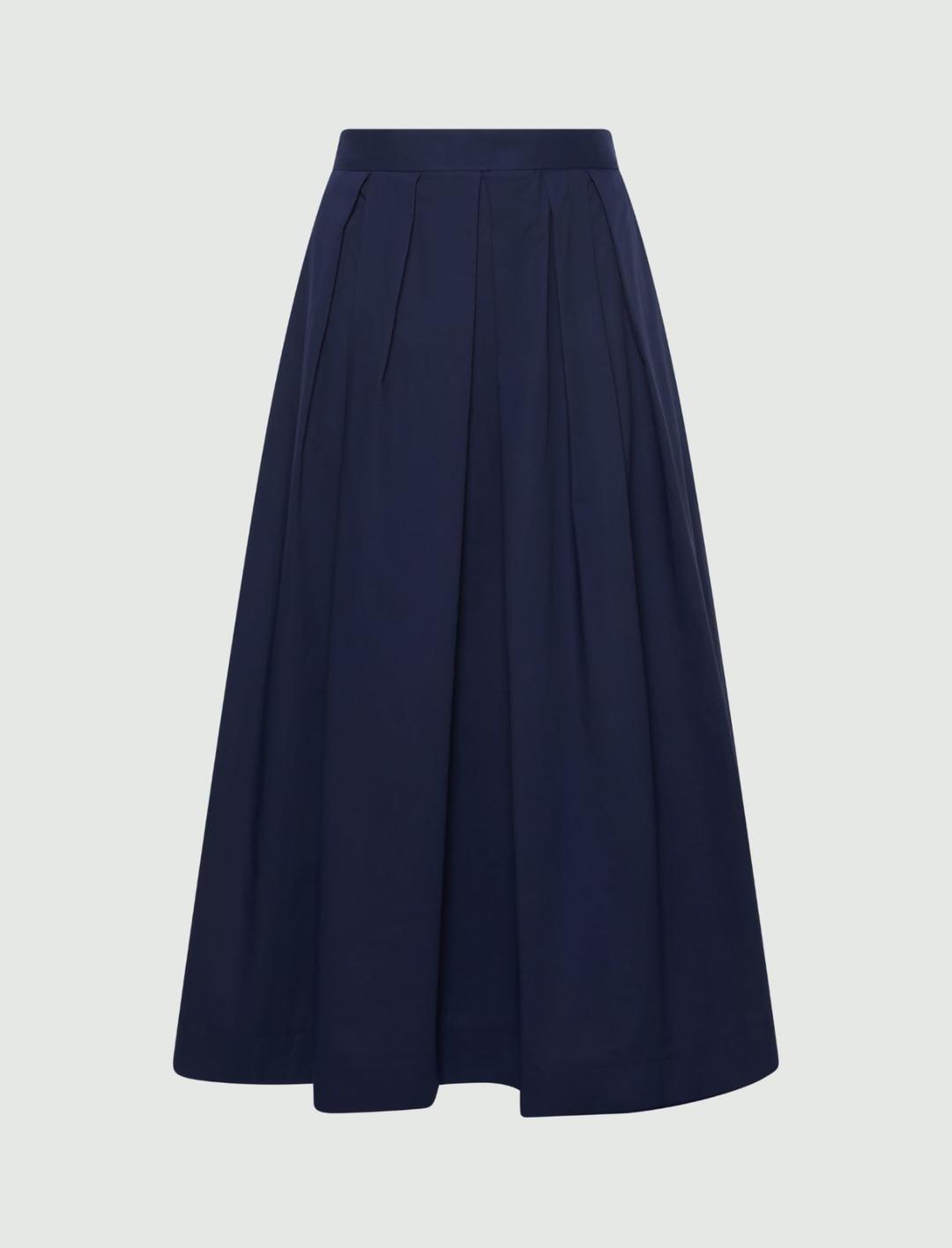 Gonna midi in popeline | Marella Gonna midi in popeline - 1 | Marella