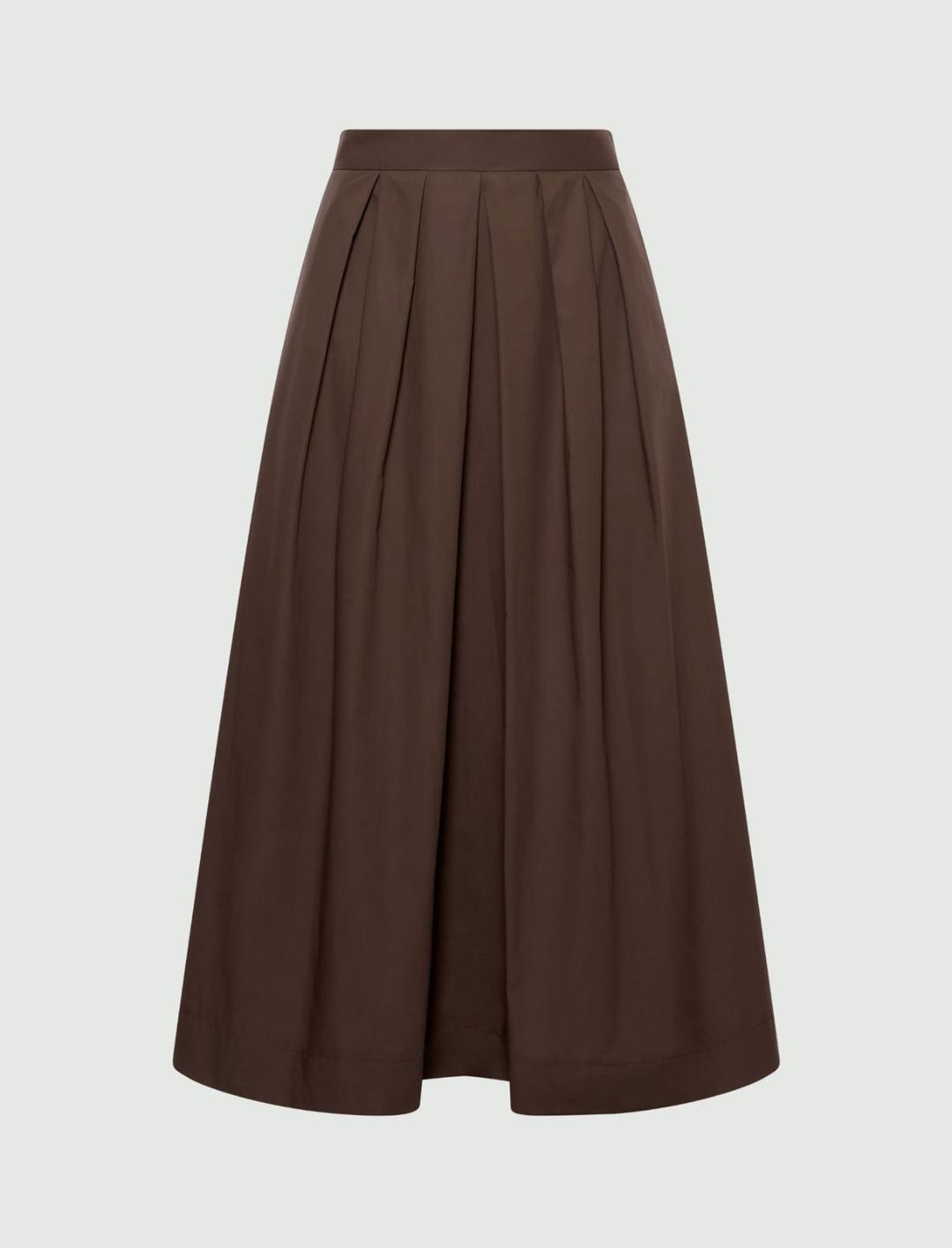 Gonna midi in popeline | Marella Gonna midi in popeline - 1 | Marella
