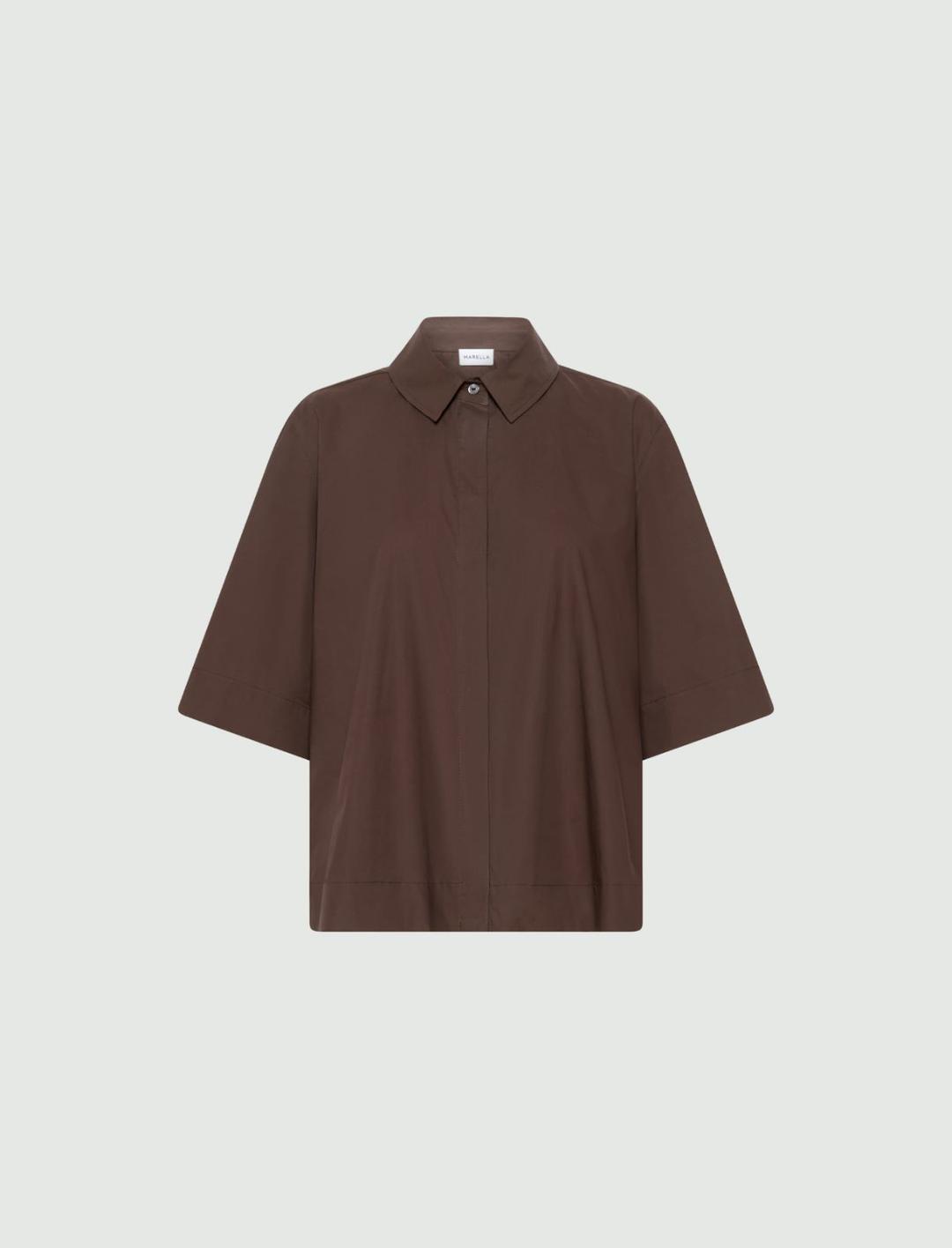 Camicia svasata in popeline | Marella Camicia svasata in popeline - 1 | Marella