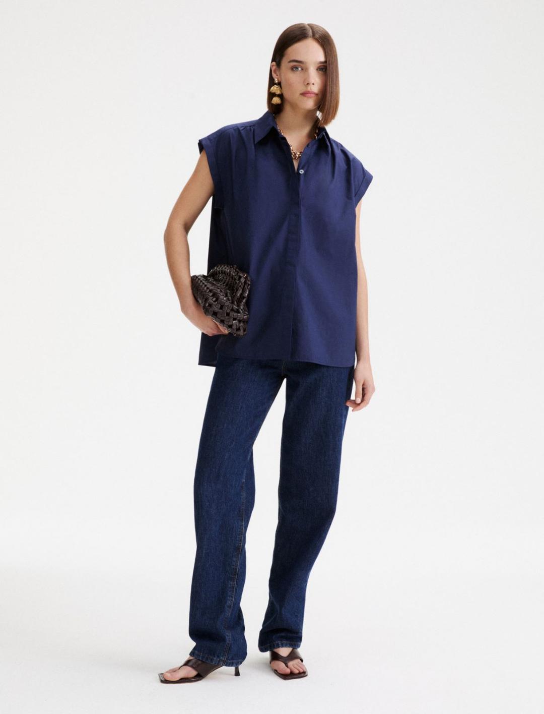 Camicia smanicata in popeline | Marella Camicia smanicata in popeline - 2 | Marella