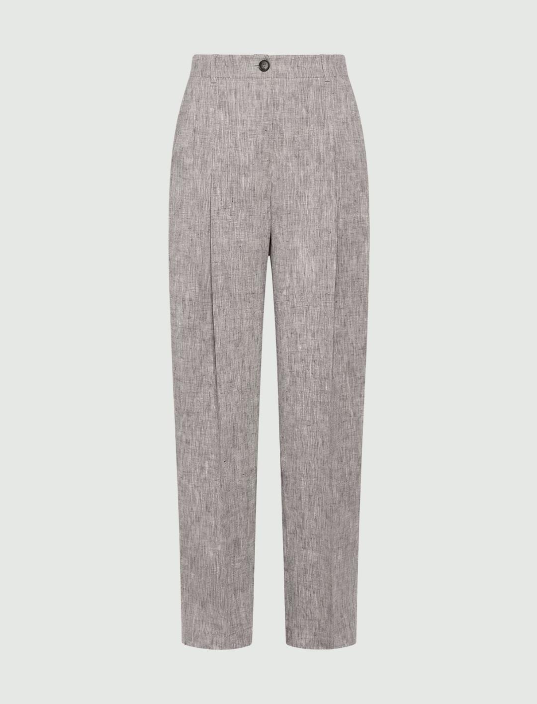 Pantalone barrel in lino | Marella Pantalone barrel in lino - 1 | Marella