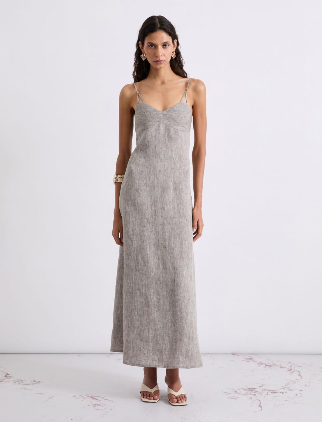 Abito lungo in lino | Marella Abito lungo in lino - 2 | Marella