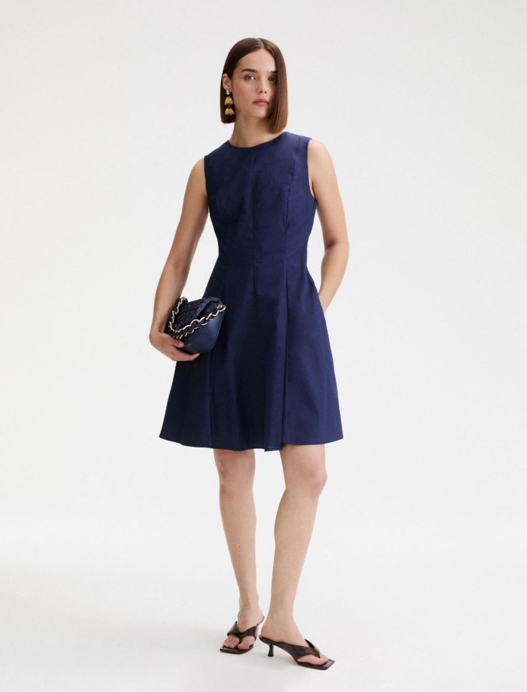Abito fit and flare in popeline | Marella Abito fit and flare in popeline - 2 | Marella