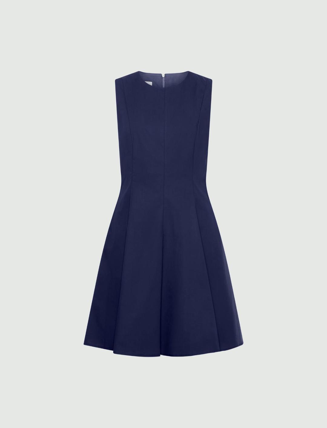 Abito fit and flare in popeline | Marella Abito fit and flare in popeline - 1 | Marella