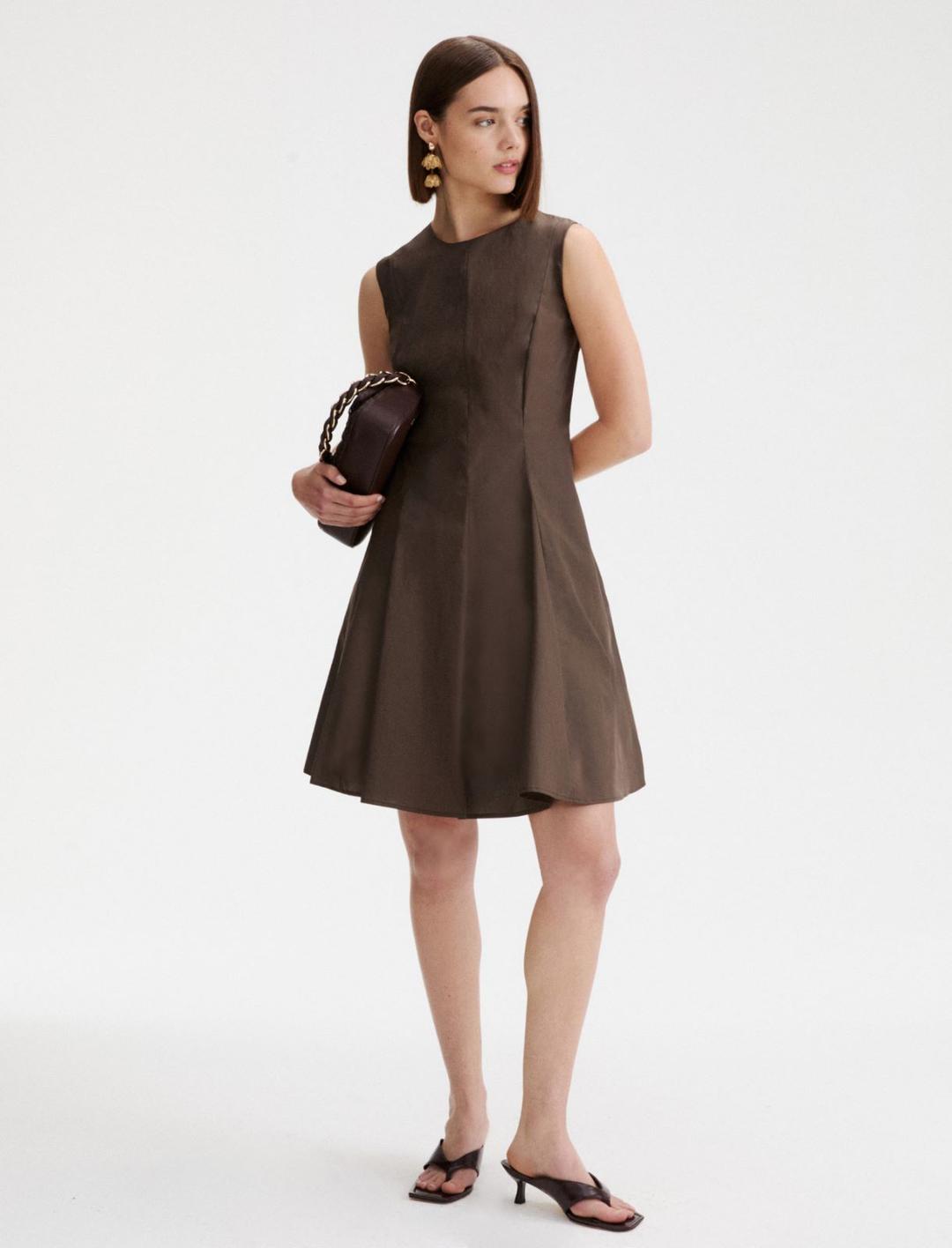 Abito fit and flare in popeline | Marella Abito fit and flare in popeline - 2 | Marella