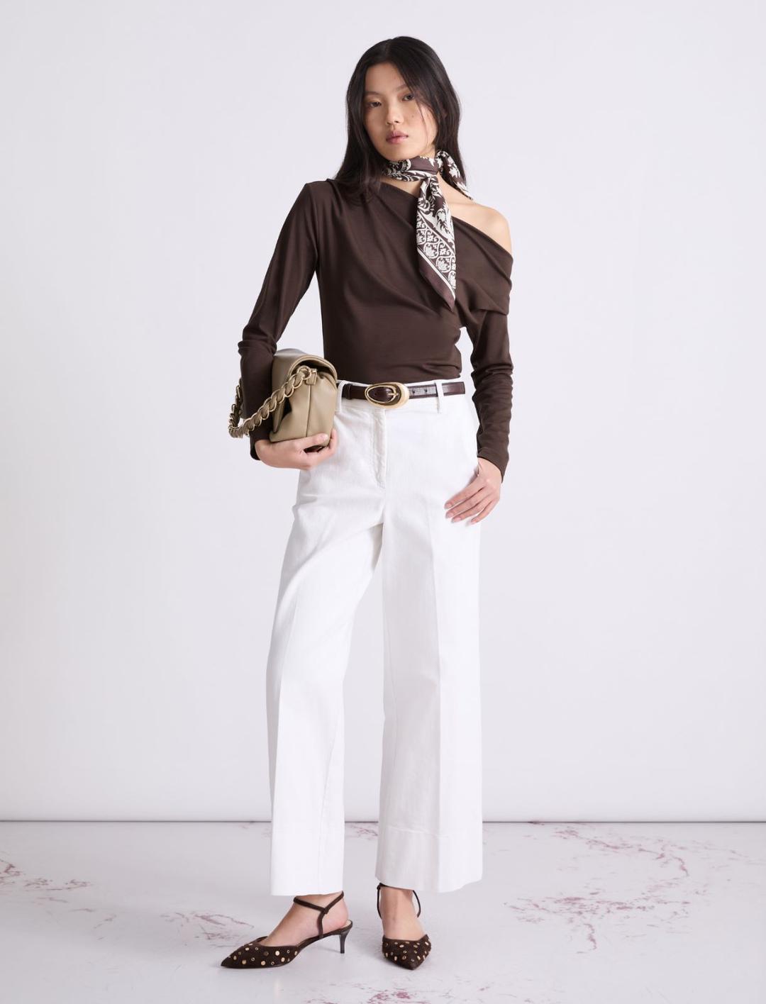 T-shirt con scollo asimmetrico | Marella T-shirt con scollo asimmetrico - 2 | Marella