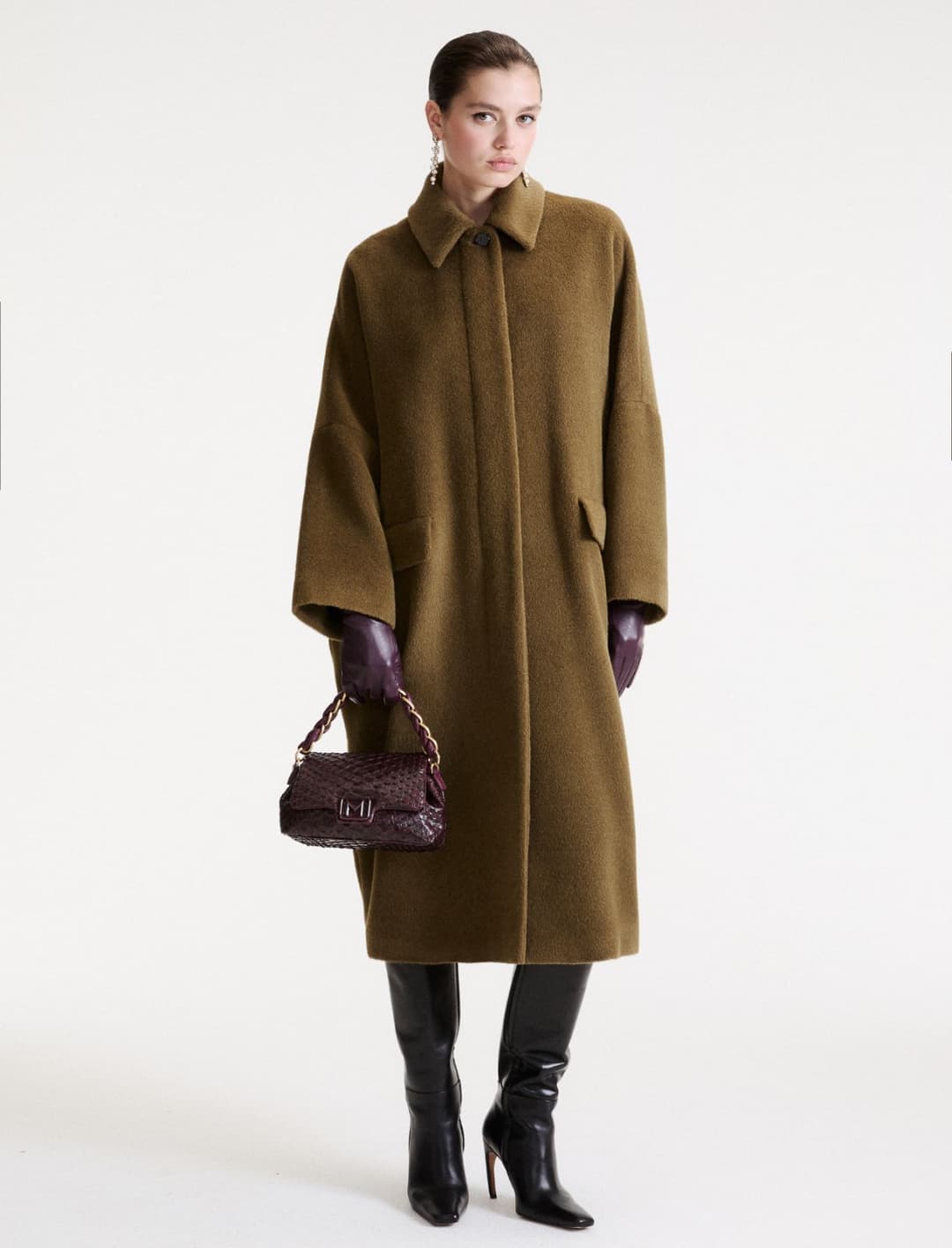 Cappotto over in alpaca | Marella Cappotto over in alpaca - 2 | Marella