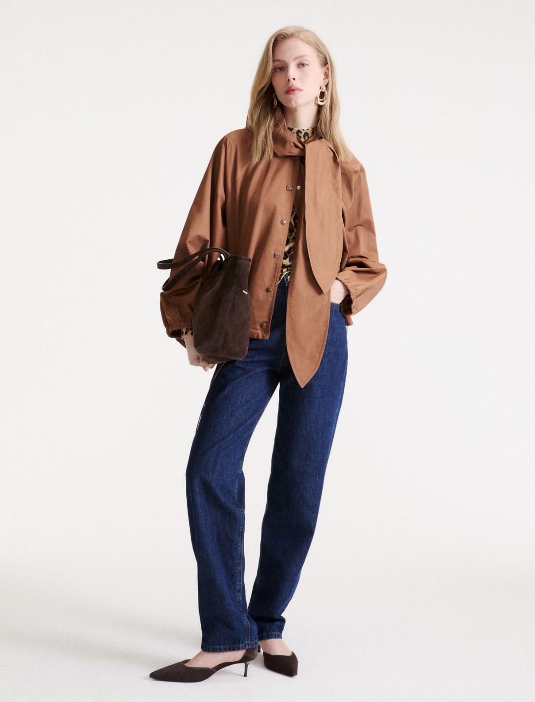 Trench corto in cotone antigoccia | Marella Trench corto in cotone antigoccia - 2 | Marella