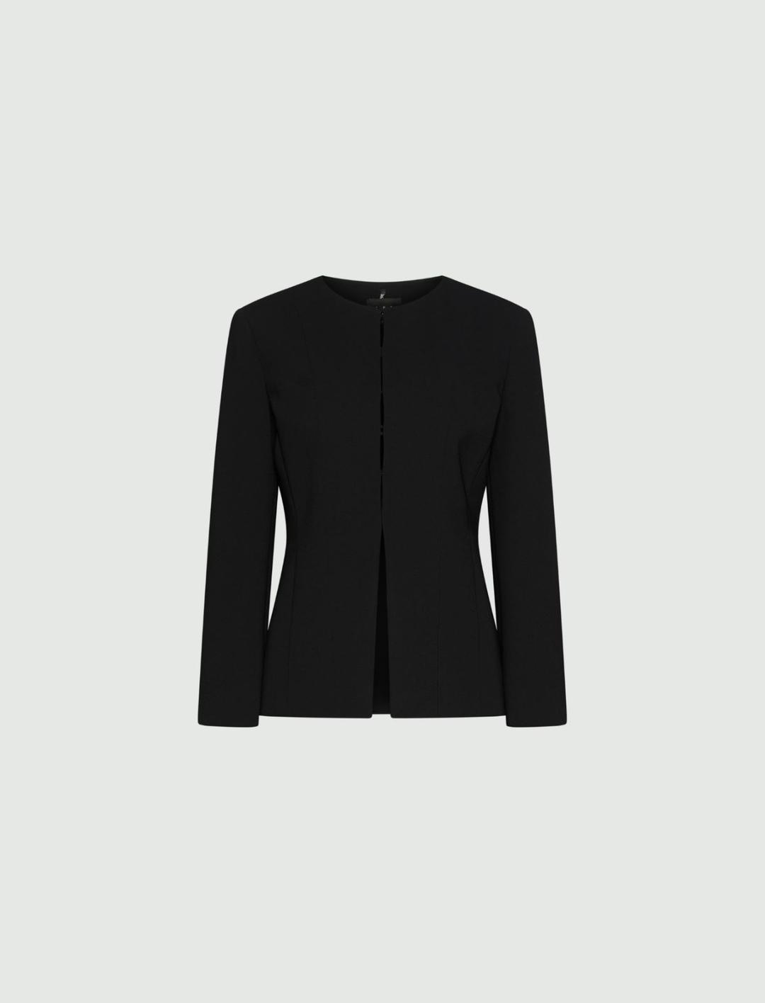 Giacca girocollo in envers satin | Marella Giacca girocollo in envers satin - 1 | Marella