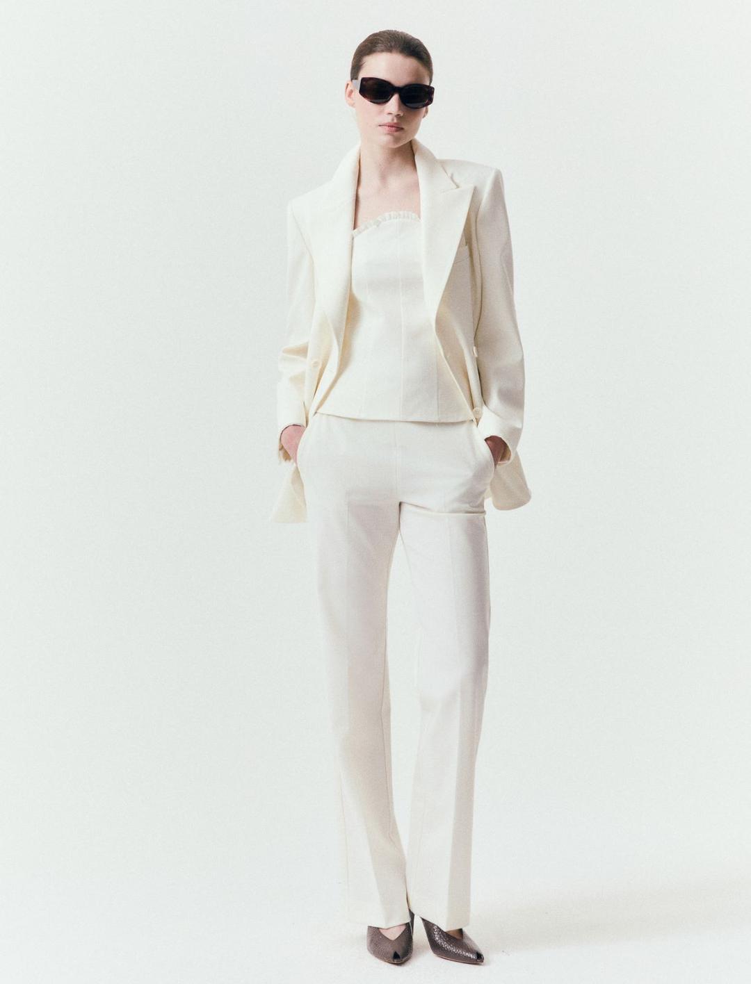 Blazer con mini rouche | Marella Blazer con mini rouche - 2 | Marella
